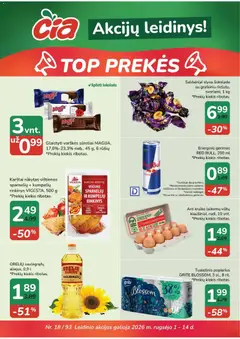 ČIA MARKET leidinys galioja nuo 2026.09.01