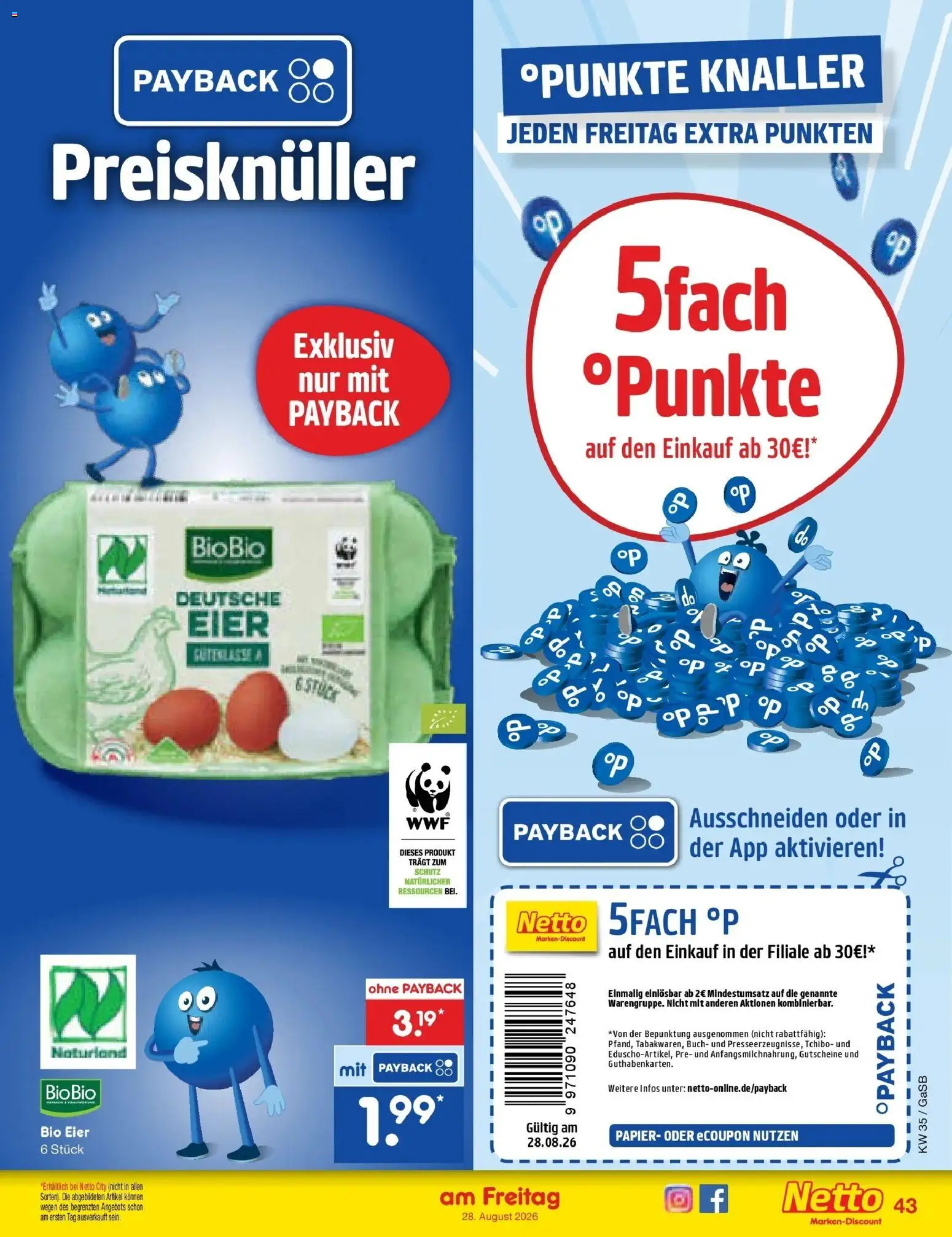 Netto Marken-Discount Prospekt Oldenburg – gültig ab 24.08.2026 | Seite: 57 | Produkte: Eier