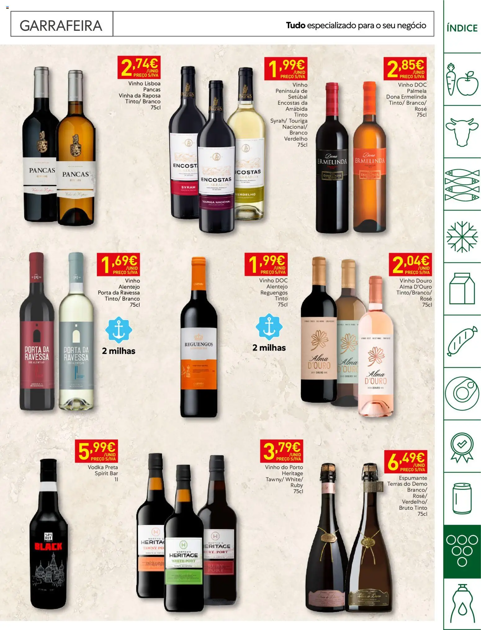 Recheio folheto Horeca Madeira │ válido de 06/10/2026 | Página: 25 | Produtos: Porta, Pó, Vinho, Vodka