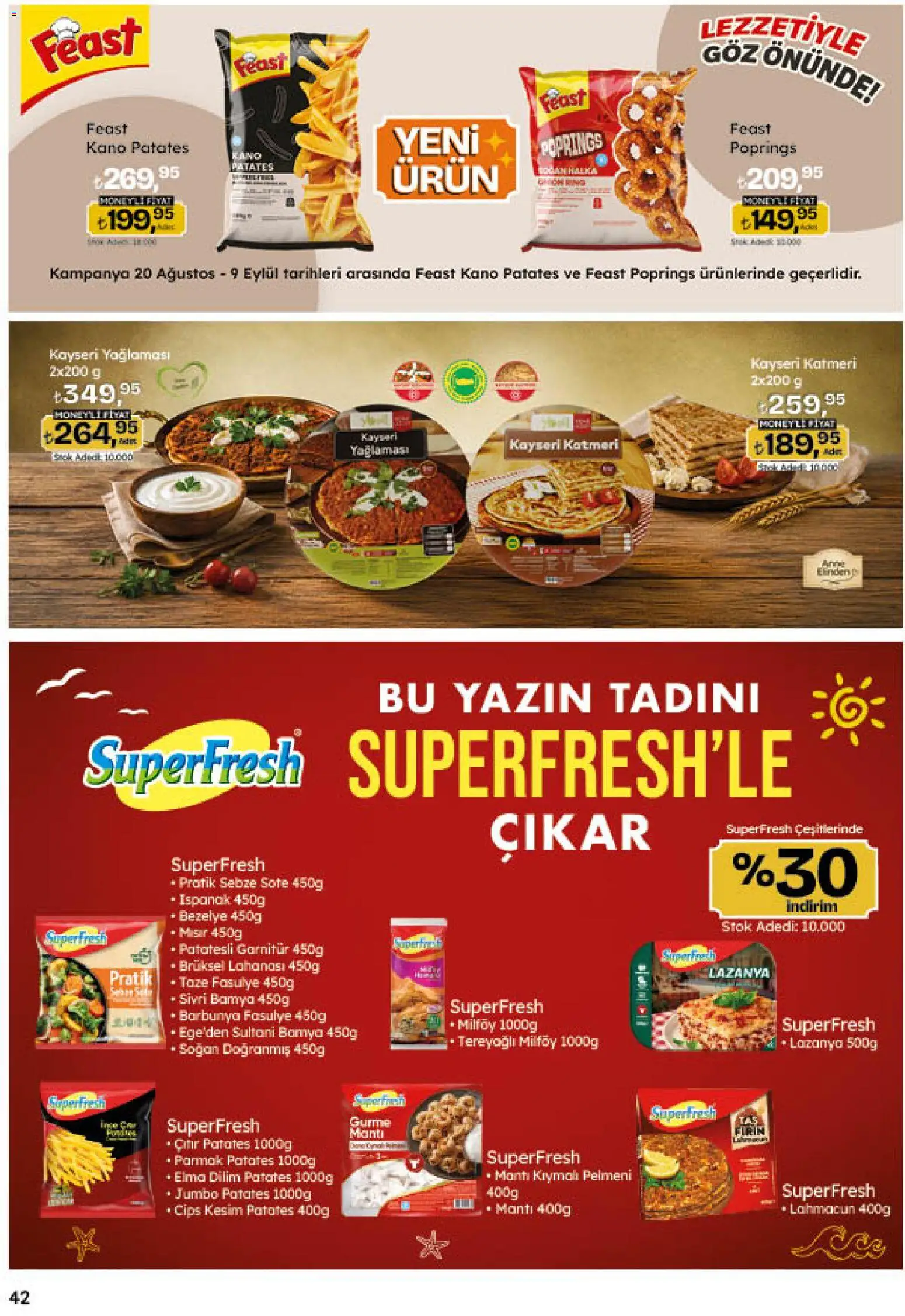 Migros Katalog - 5M Migroskop Dijital - 20 Ağustos 2026 tarihinden itibaren geçerlidir | Sayfa: 42 | Ürünler: Fasulye, Patates, Soğan, Barbunya