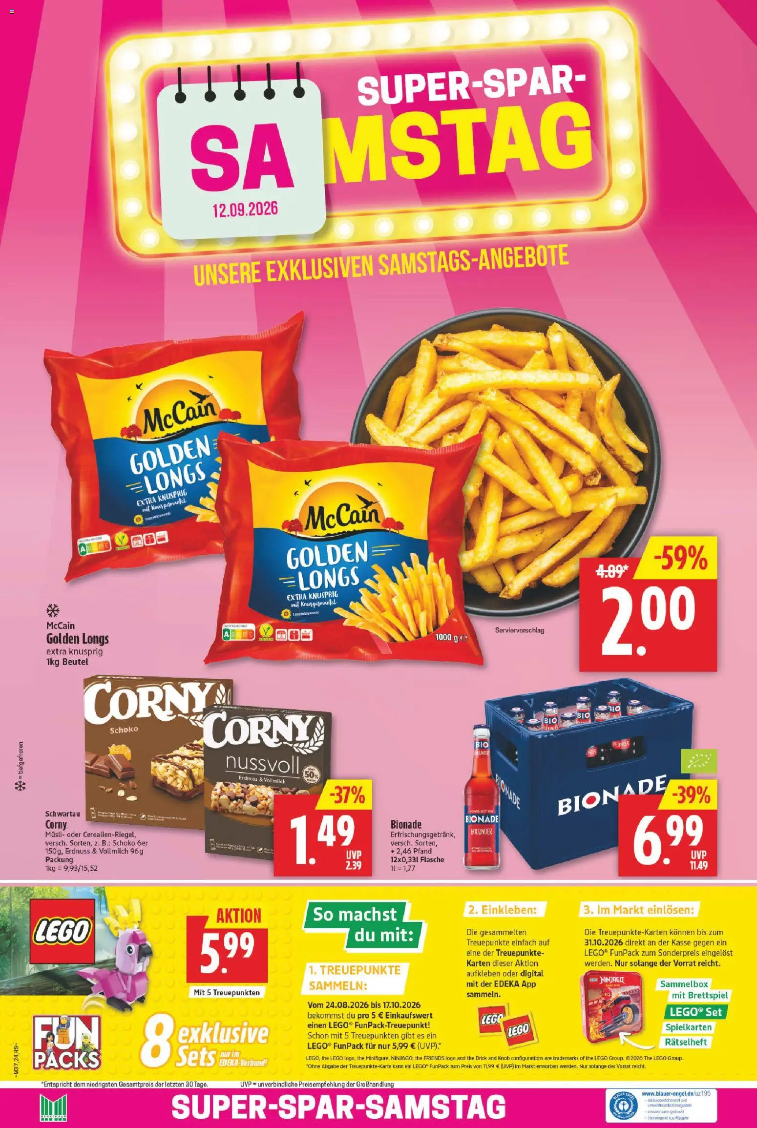 Marktkauf Prospekt – gültig ab 07.09.2026 | Seite: 24 | Produkte: Musli, Bionade, McCain