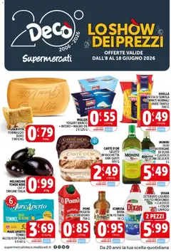 Anteprima del volantino Decò volantino Supermercati Lazio valido a partire dal 08.06.2026