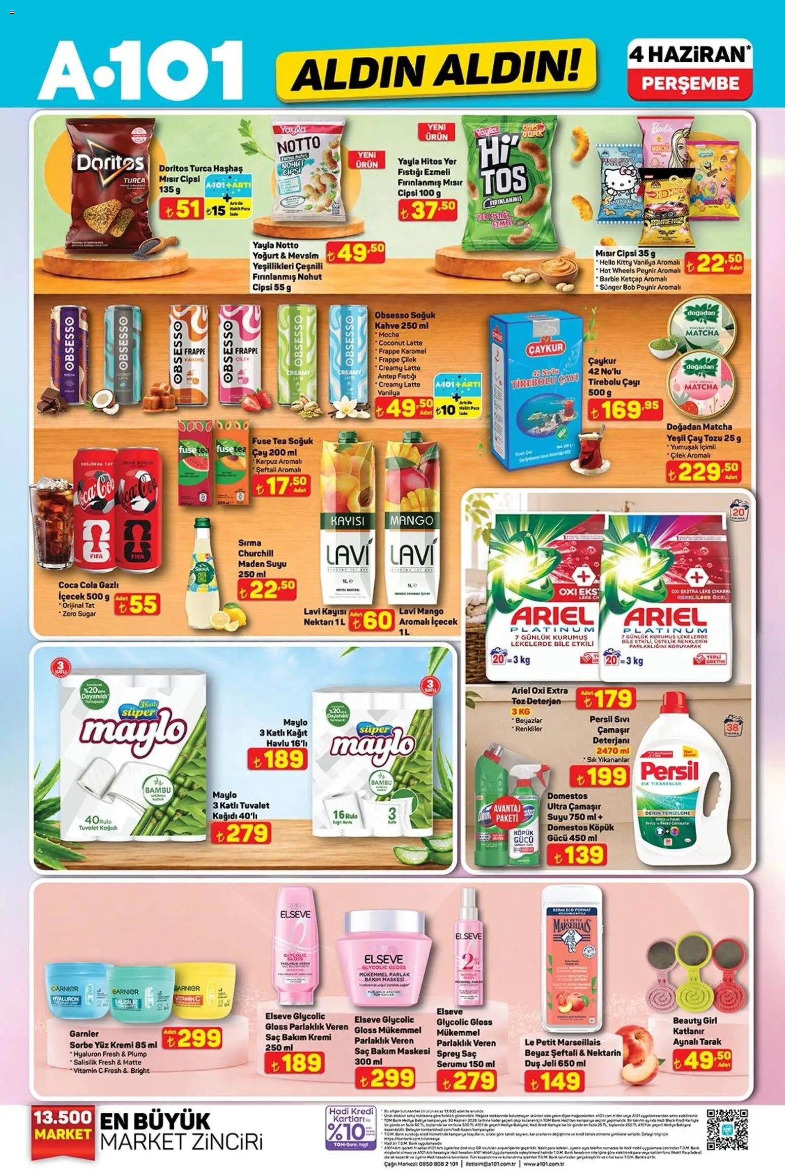 A101 - Katalog Aldın Aldın - 04.06.2026 tarihinden itibaren geçerlidir | Sayfa: 15 | Ürünler: Duş, Peynir, Deterjan, Yer fıstığı