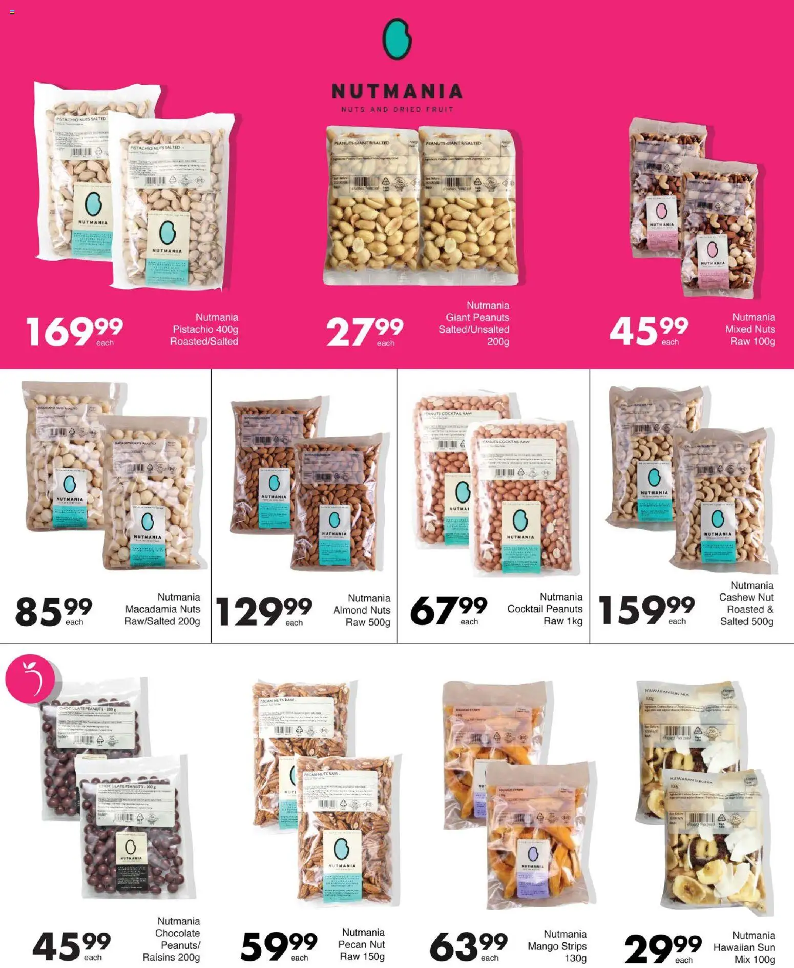 New Save catalogue – valid from 28.05.2026 | Page: 44 | Products: Nuts, Raisins, Fruit, Mango