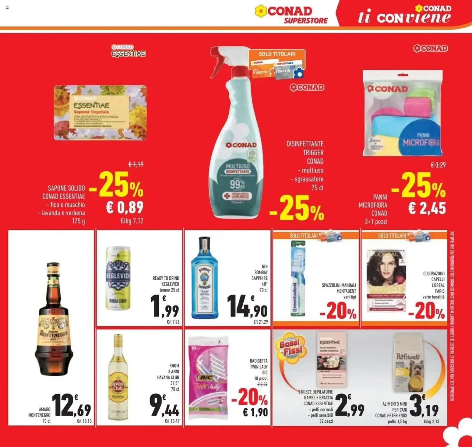 Volantino Conad dal 12/08/2026 > Anteprima | Pagina: 35 | Prodotti: Strisce, Gin, Panni, Havana Club