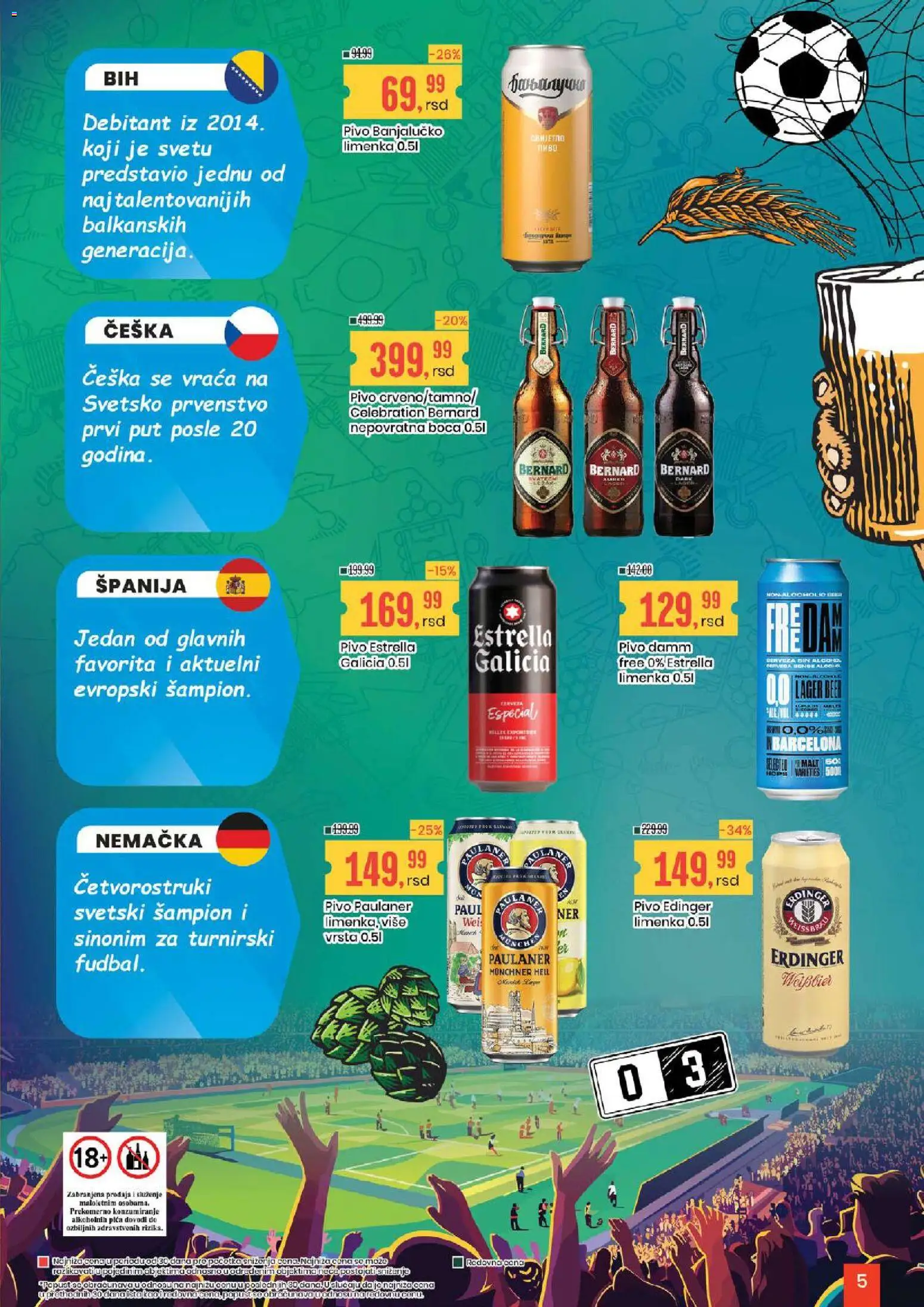 Aroma Market katalog - važi od 12.06.2026 | Strana: 5 | Proizvode: So, Hell, Pica, Erdinger