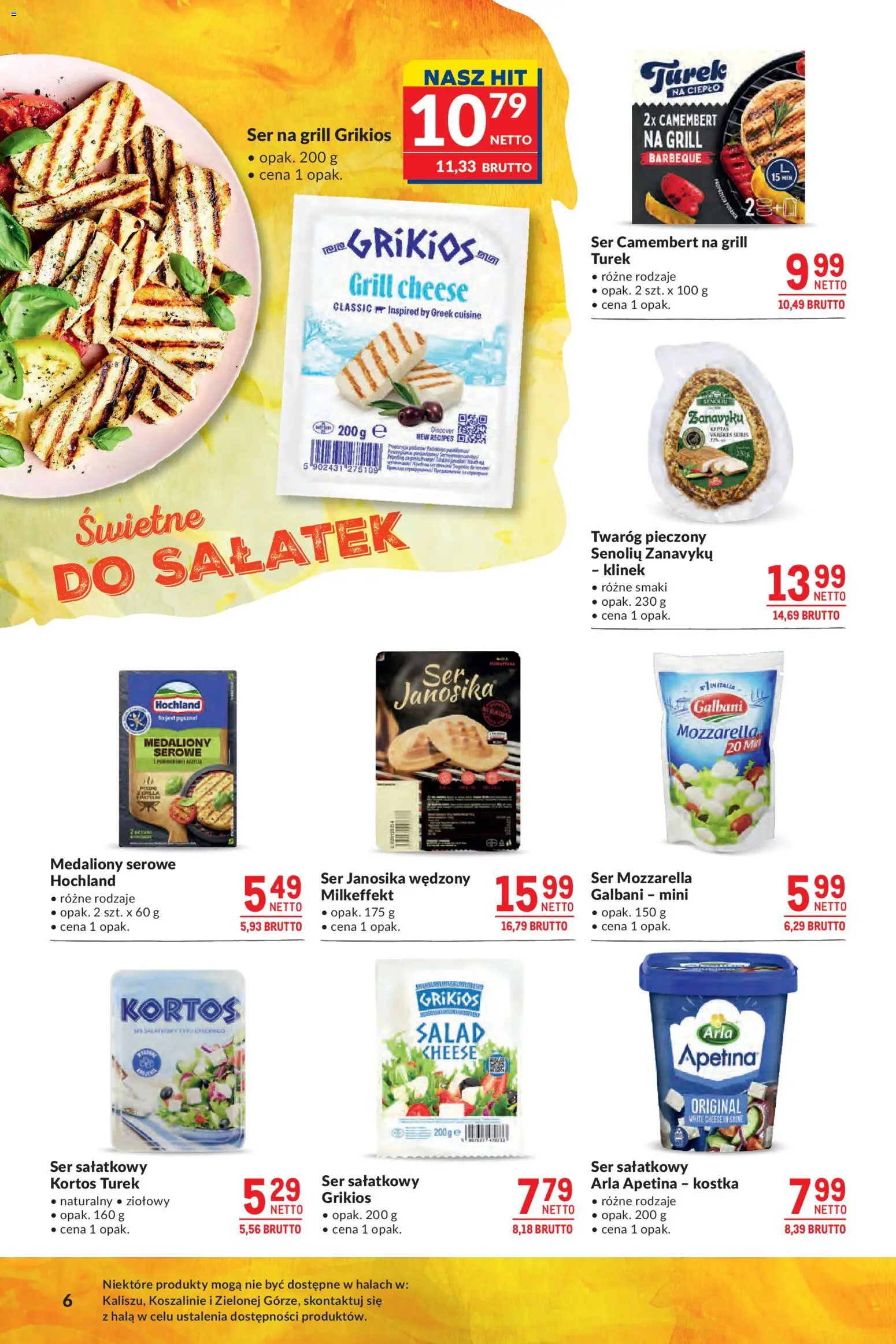 Makro gazetka - Grill Ogród od 26.05.2026 | Strona: 6 | Produkty: Ser camembert, Grill, Ser, Twaróg