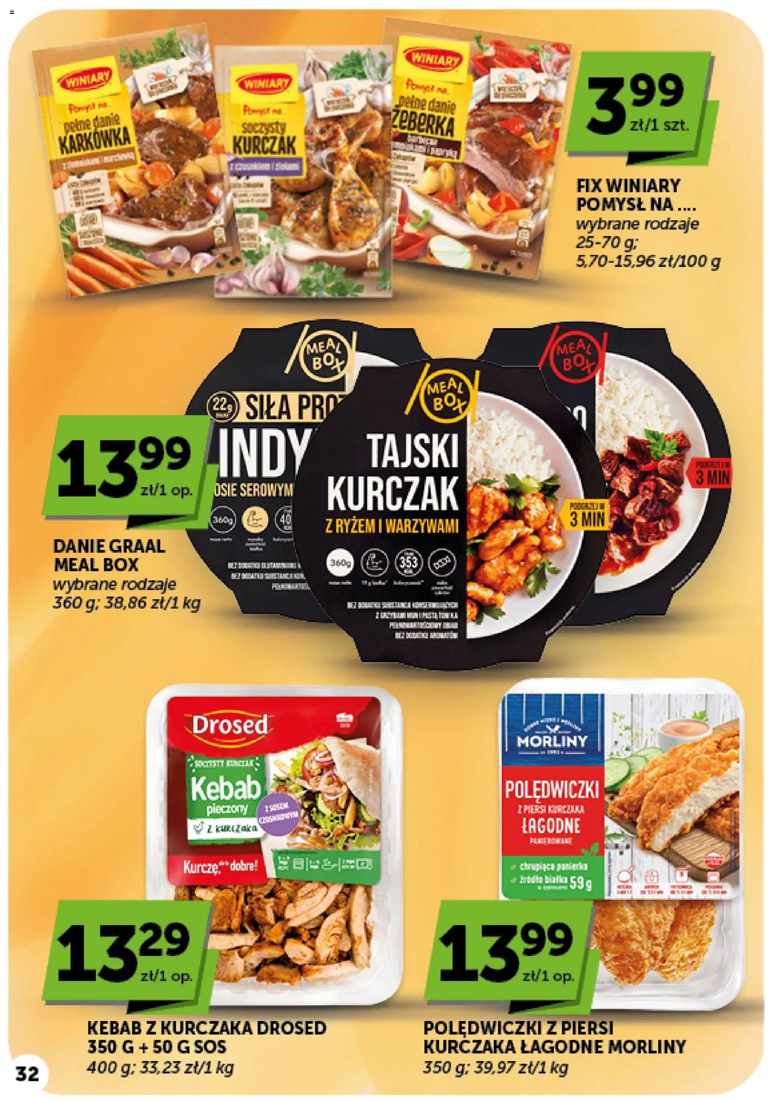 Euro Sklep gazetka od 01.10.2026 | Strona: 32 | Produkty: Żeberka, Karkówka, Kebab, Polędwiczki