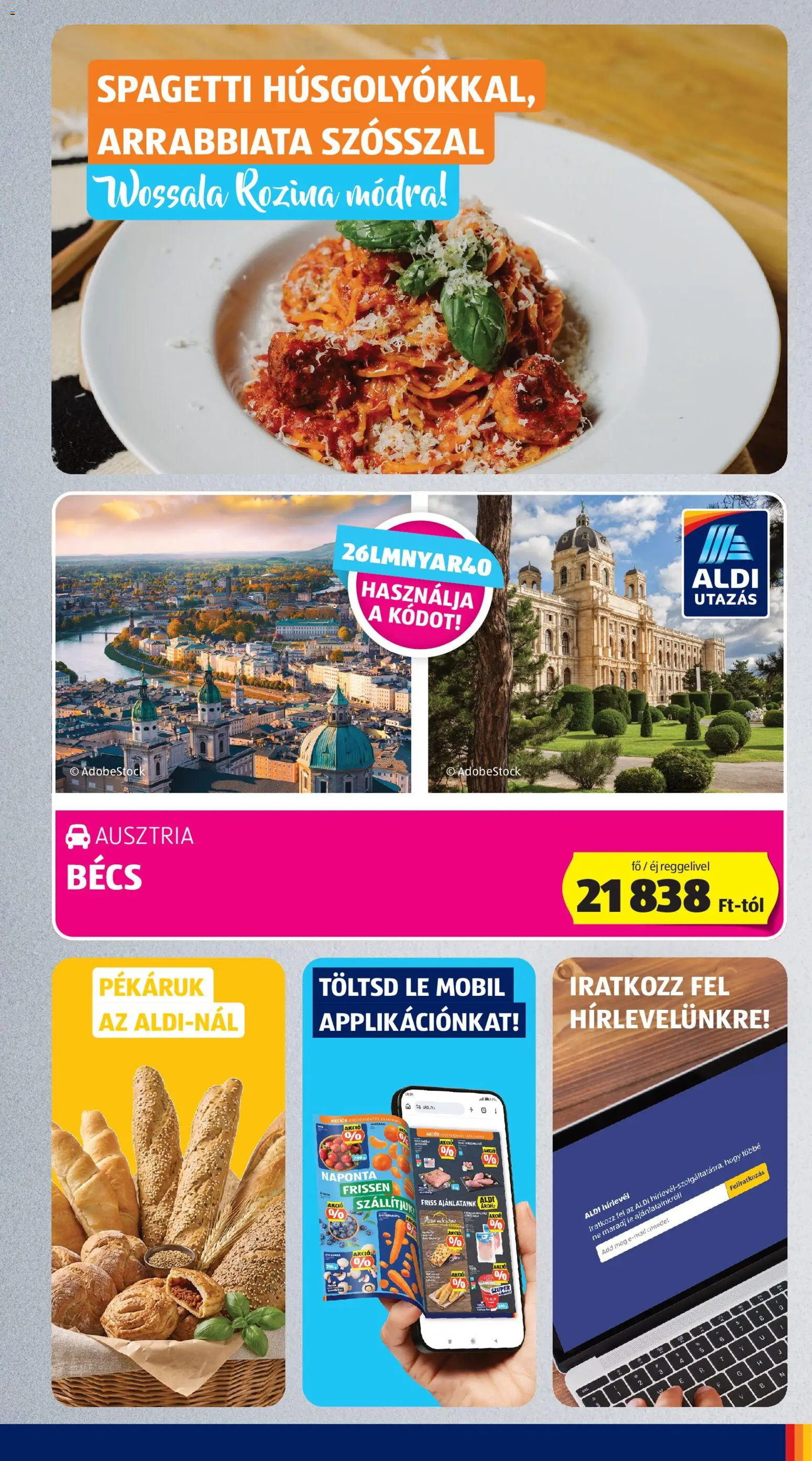 Aldi akciós ujság - amely érvényes a következő dátumtól: 28.05.2026 | Oldal: 7 | Termékek: Spagetti