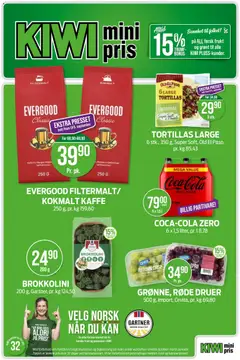 Forhåndsvisning av Kiwi kundeavis gyldig fra 03/08/2026
