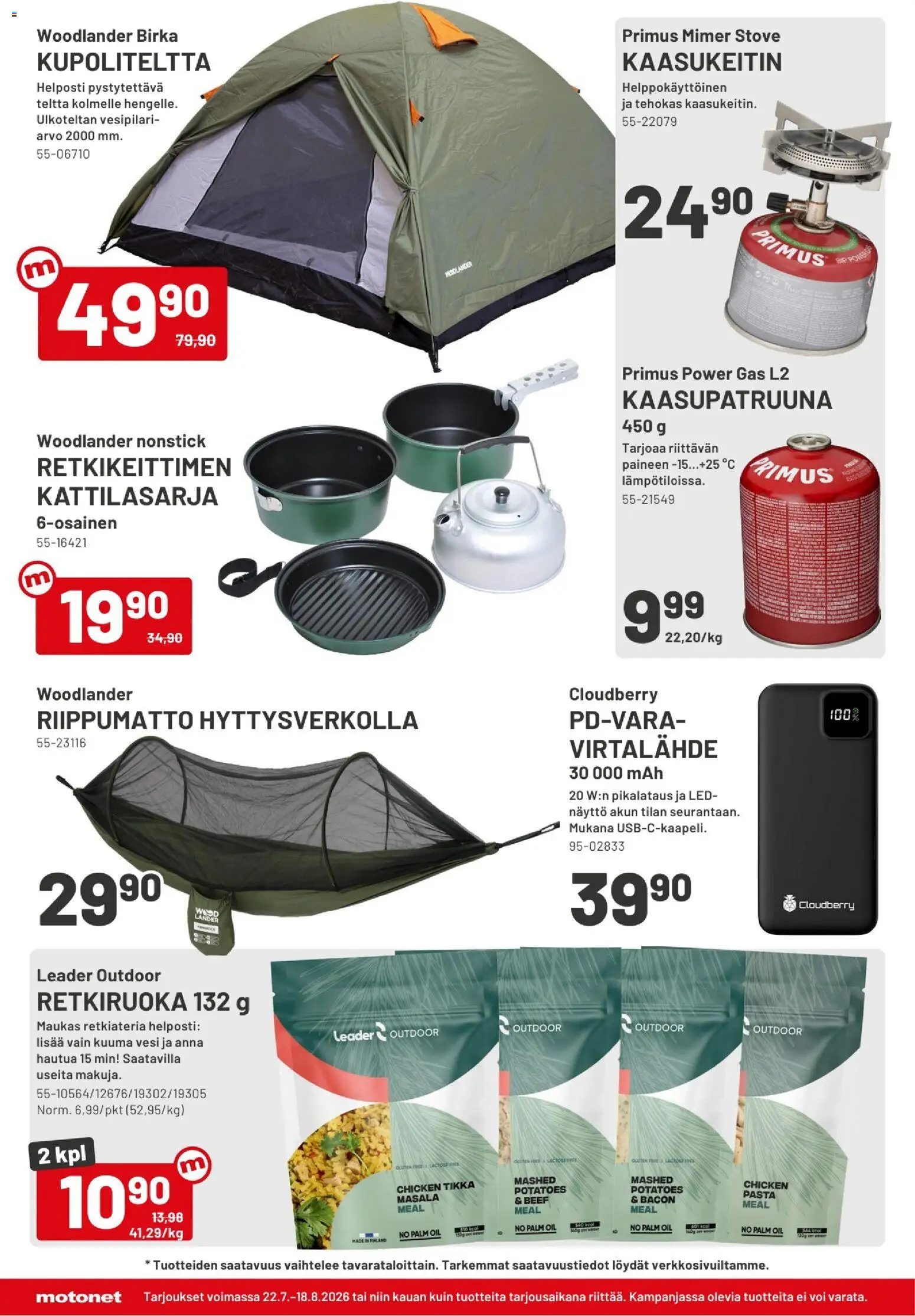 Motonet tarjoukset 22/07/2026 alkaen — page 7