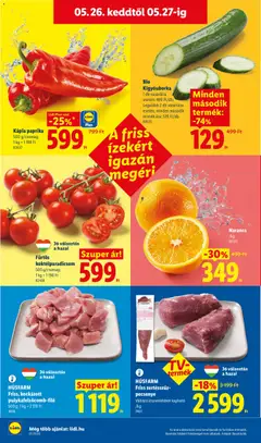 Bio Kígyóuborka, 1 db vásárlása esetén: 499 Ft/db; Legalább 2 db vásárlása esetén, minden második termék ára: 129 Ft/db - amely érvényes a következő dátumtól: 21.05.2026 | Oldal: 68