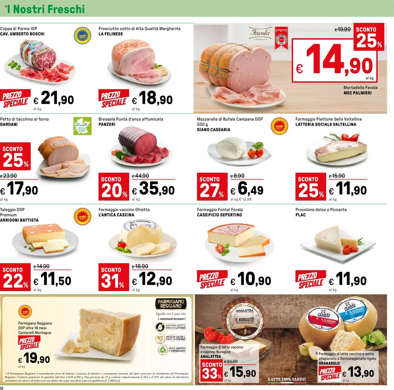 Volantino Iper del 04.06.2026 | Pagina: 10 | Prodotti: Provolone, Bresaola, Mozzarella, Ovino