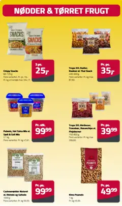 Fleggaard - Spar mere - lige over grænsen gyldig fra 03.06.2026 | Side: 14 | Produkter: Peanuts, Salsa, Cashewnødder, Tørret frugt