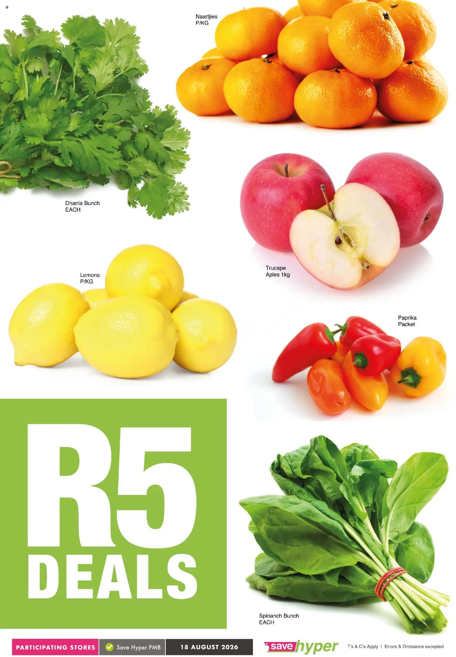 New Save catalogue – valid from 18/08/2026 | Page: 4 | Products: Lemons