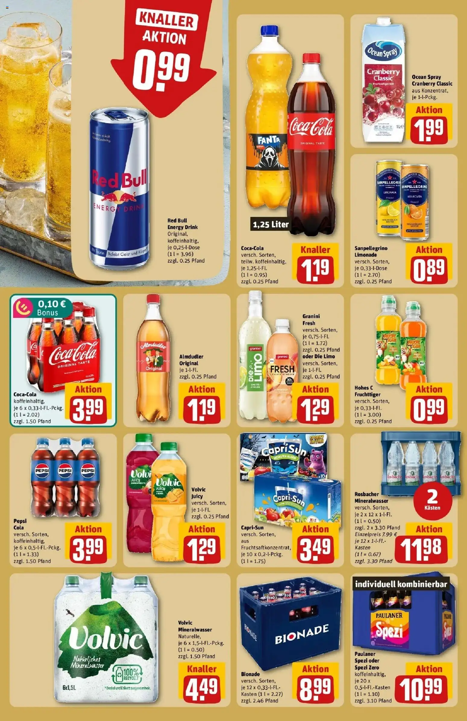 REWE Prospekt ab 05.10.2026 zum Blättern » Angebote | Seite: 26 | Produkte: Fanta, Bionade, Volvic, Paulaner