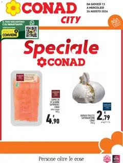 Anteprima del volantino Conad volantino City Piemonte valido a partire dal 13/08/2026