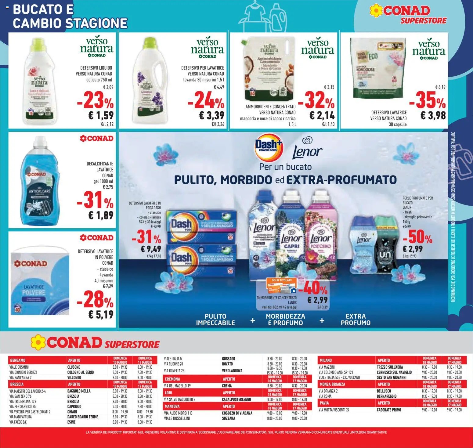 Volantino Conad del 06.05.2026 | Pagina: 33 | Prodotti: Anticalcare, Cocco, Lavanda, Profumo