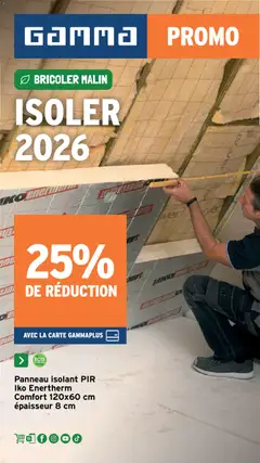 GAMMA publicité Isolation - Voorbeeld van een folder van GAMMA, geldig van 16/09/2026