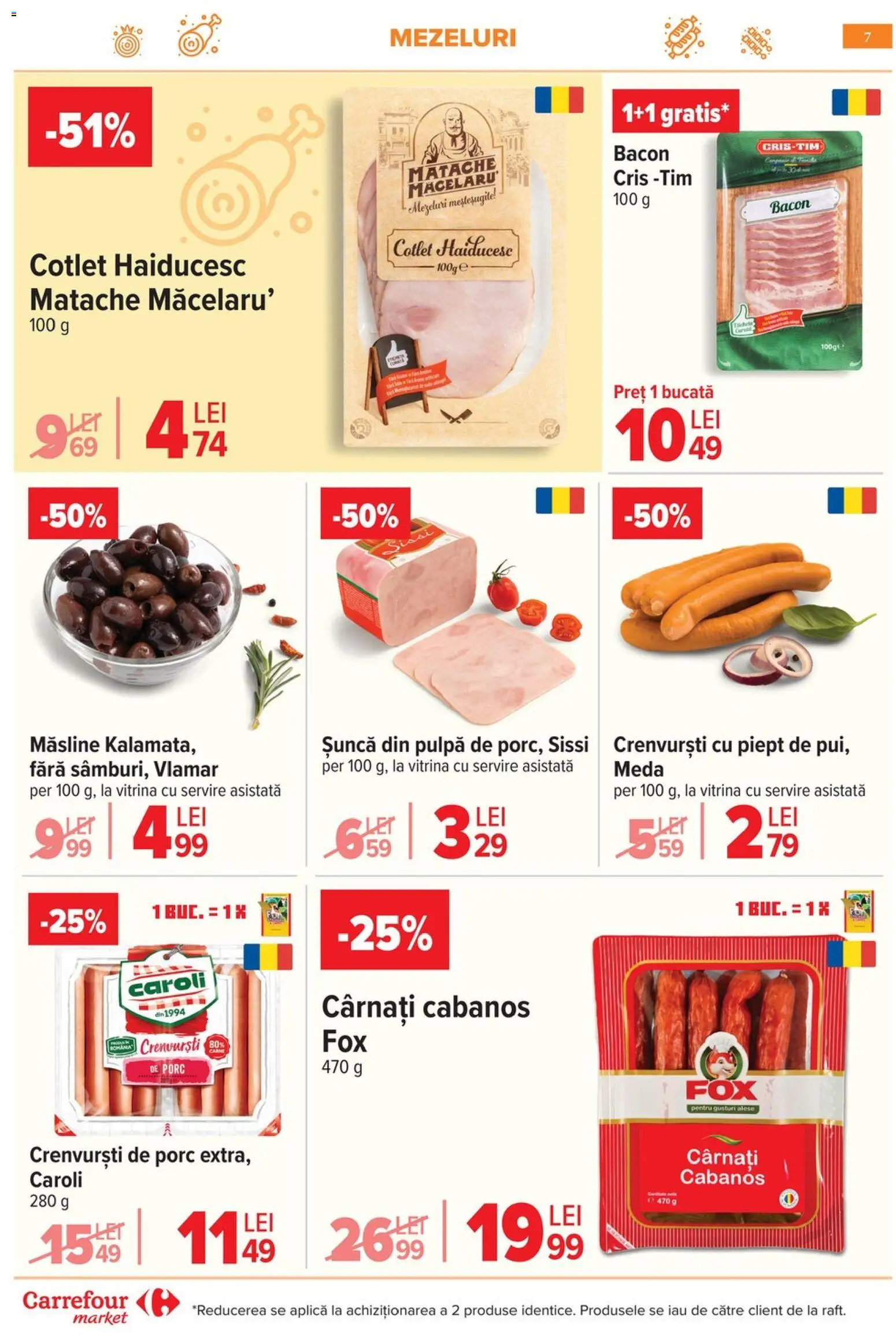 Noul catalog Carrefour – valabil de la 06.05.2026 | Pagină: 10 | Produse: Lait de coco, Bacon, Șuncă, Cârnați