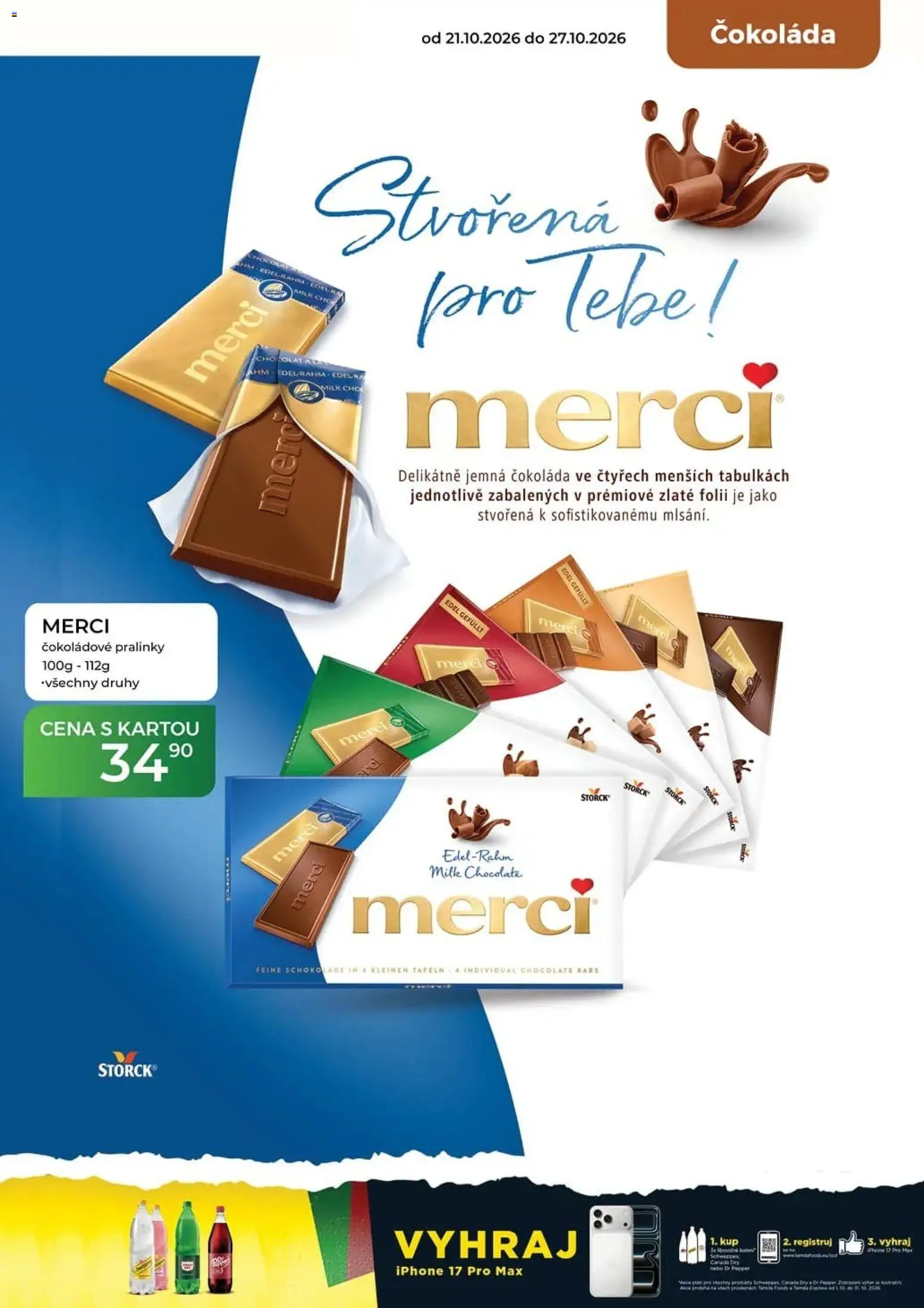 Tamda Foods leták od 21.10.2026 | Strana: 33 | Produkty: Čokoláda, Merci, Iphone, Milk chocolate