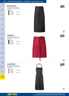 Metro angebote Gastro Non-Food Katalog ab 01.01.2026 gültig | Seite: 368 | Produkte: Bekleidung, Eis