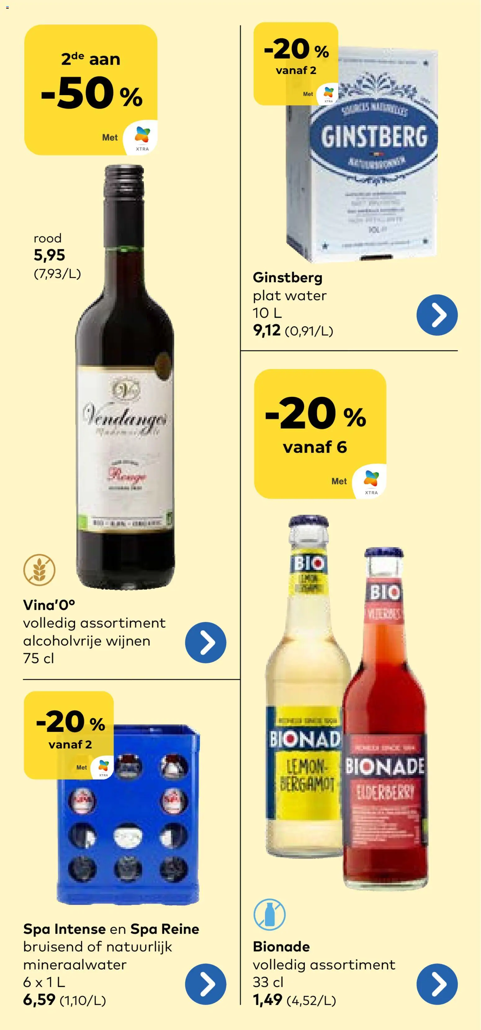 {H1} | Pagina: 12 | Producten: Water, Mineraalwater