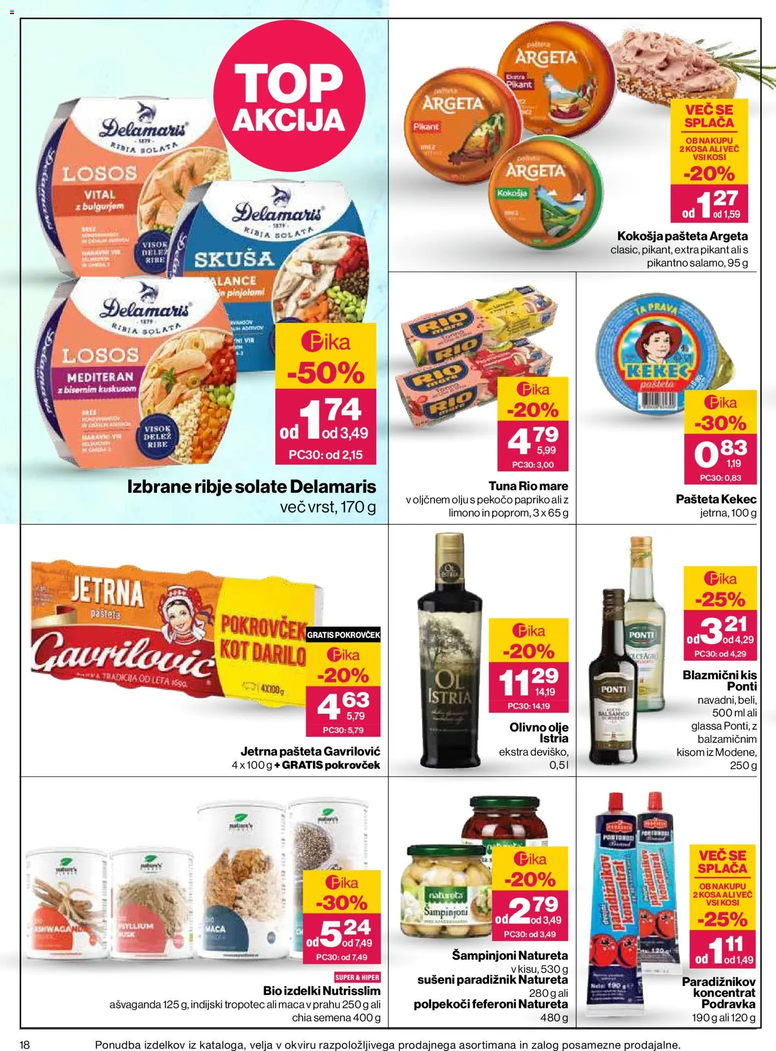 Novi Mercator katalog ponudbe – veljaven od 09.07.2026 | Stran: 18