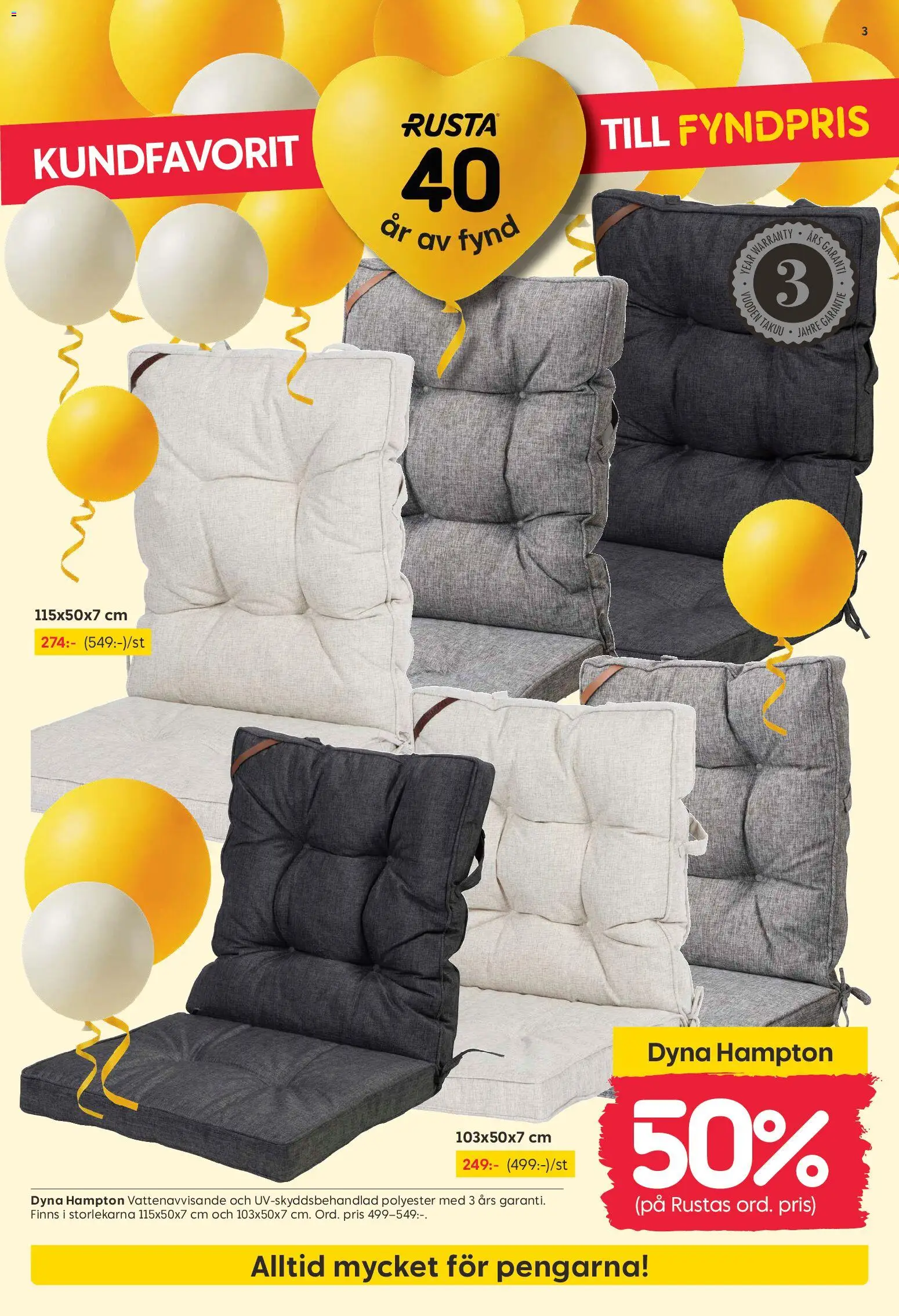 Rusta reklamblad aktuell från 04.05.2026 | Sida: 3