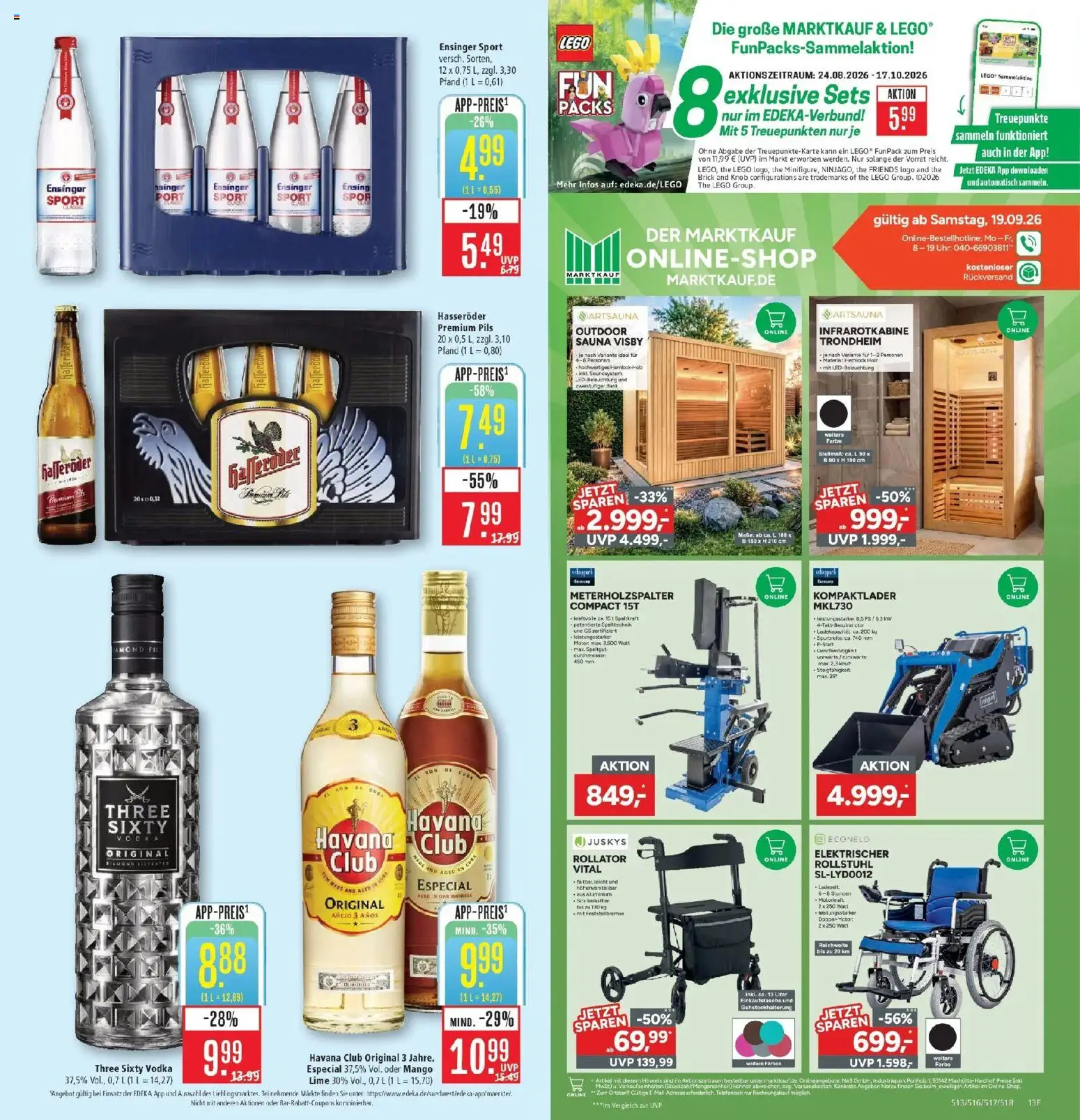 Marktkauf Prospekt Heidenheim (ab 21.09.2026) » Angebote online | Seite: 17 | Produkte: Havana club, Mango, Vodka, Uhr