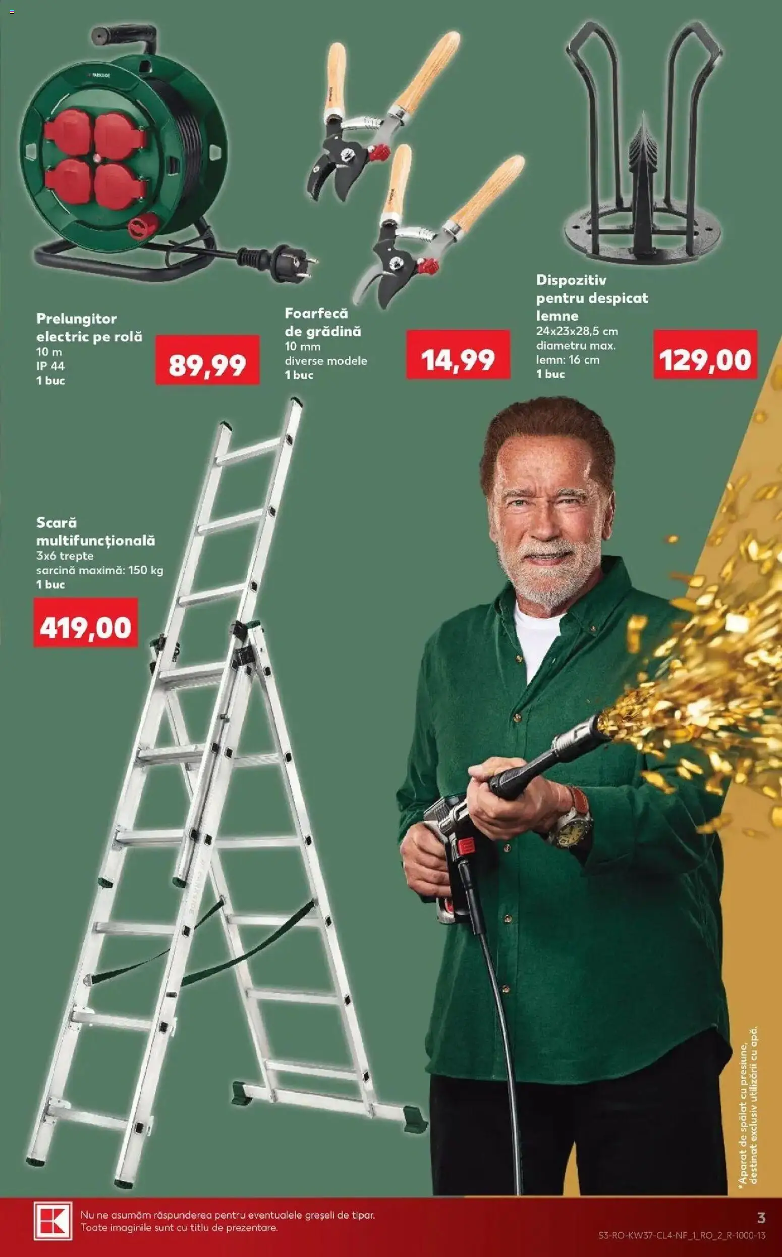 Kaufland Focșani 09.09.2026 - Revista si Oferta | Pagină: 3 | Produse: Prelungitor, Gradina, Scară