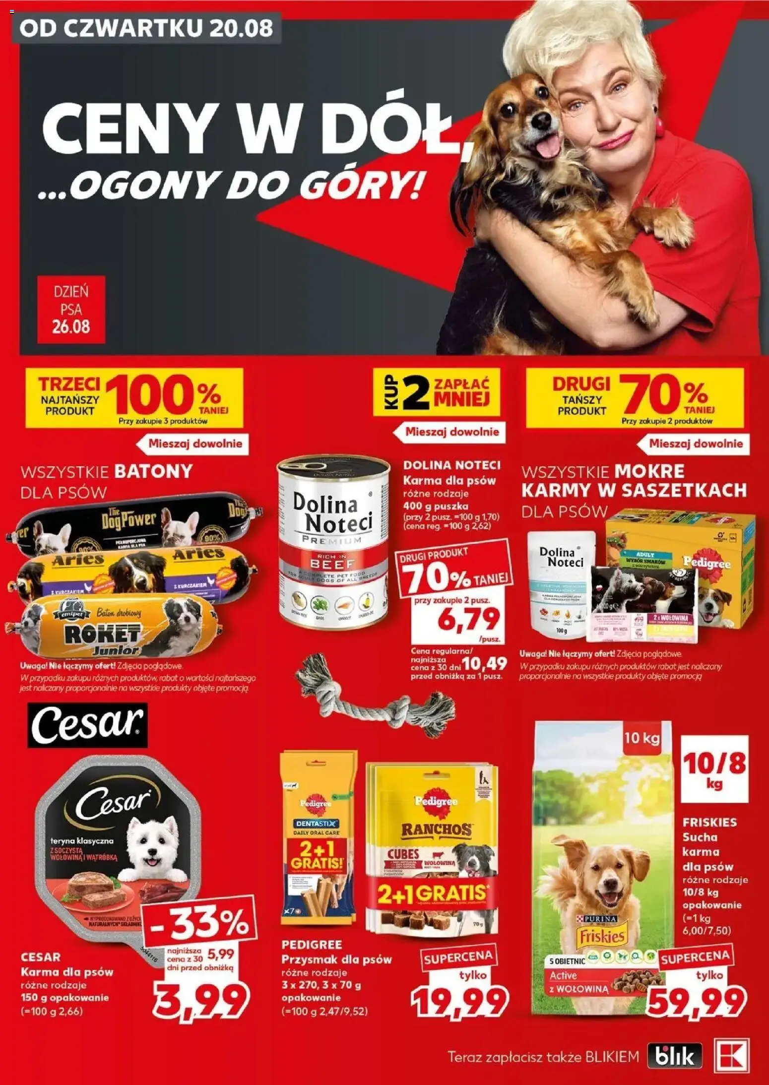 Kaufland gazetka - Mocny start od 24.08.2026 - od jutra PDF | Strona: 24 | Produkty: Wątróbka, Dentastix, Wołowina, Dolina noteci
