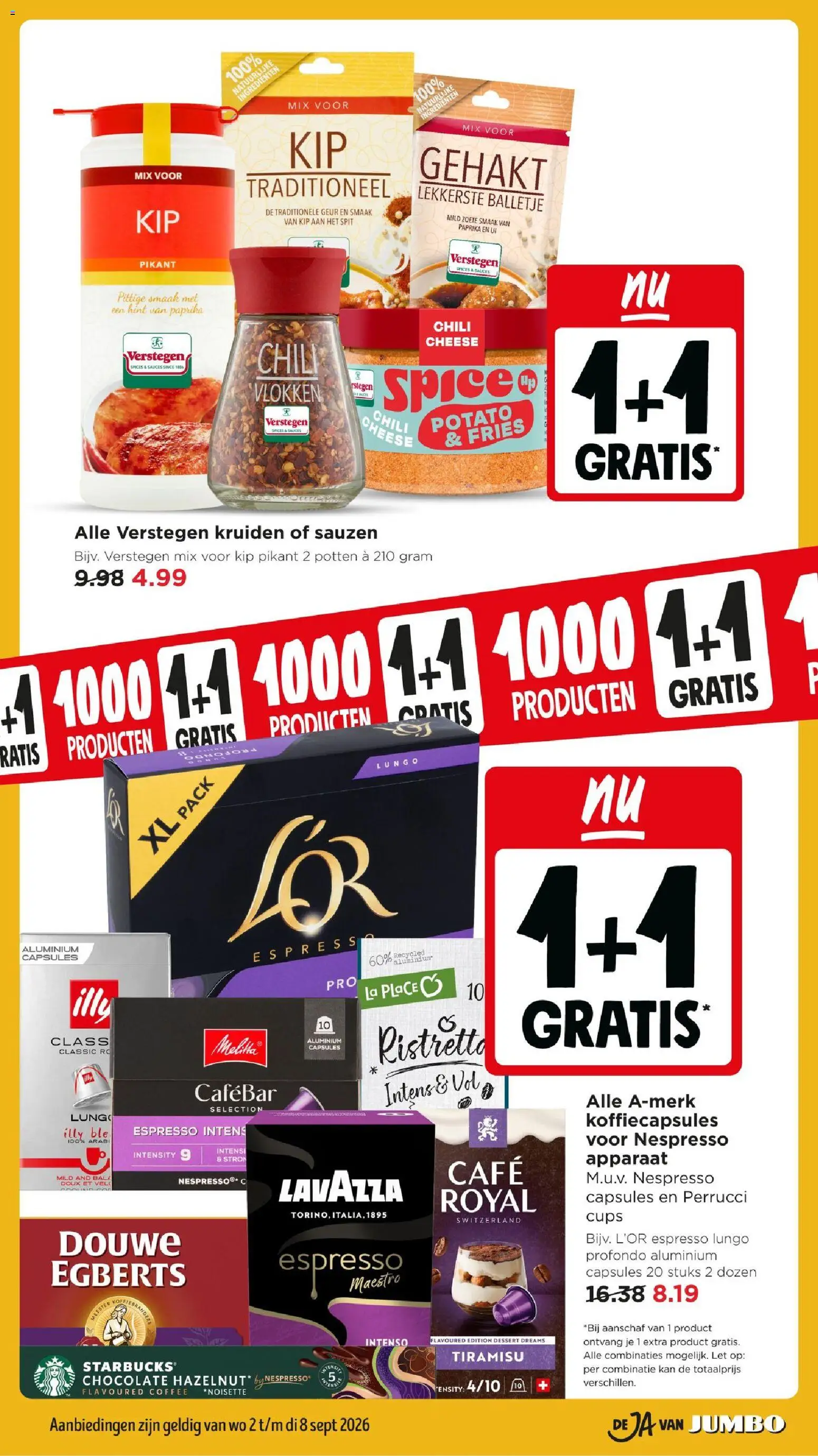 {H1} | Pagina: 2 | Producten: Ui, Tiramisu, Capsules, Ingrediënten