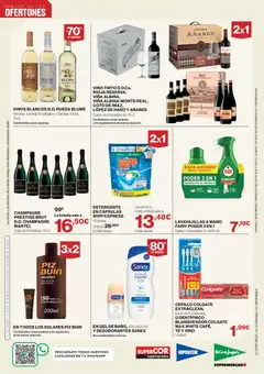Vista previa Supercor Península y Baleares válido desde el 21.05.2026 | Página: 4 | Productos: Gel de ducha, Vino, Té, Ducha