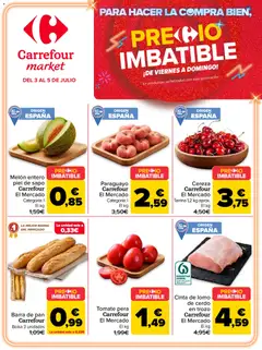 Vista previa Carrefour Market folleto válido desde el 03/07/2026