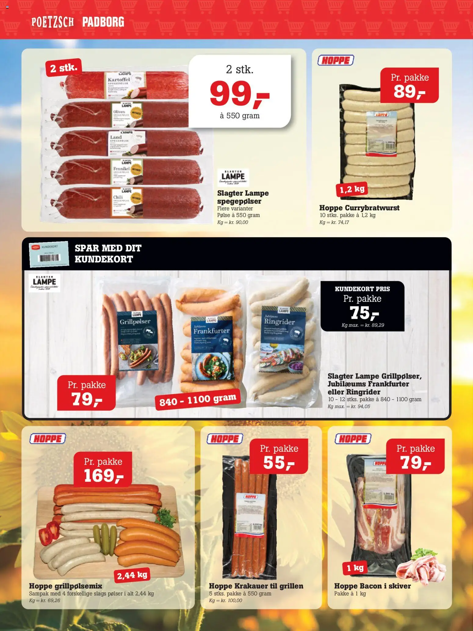 Poetzsch Padborg tilbudsavis – gyldig fra 30/07/2026 | Side: 4 | Produkter: Pølser, Aparelho de barbear, Fennikel, Bacon