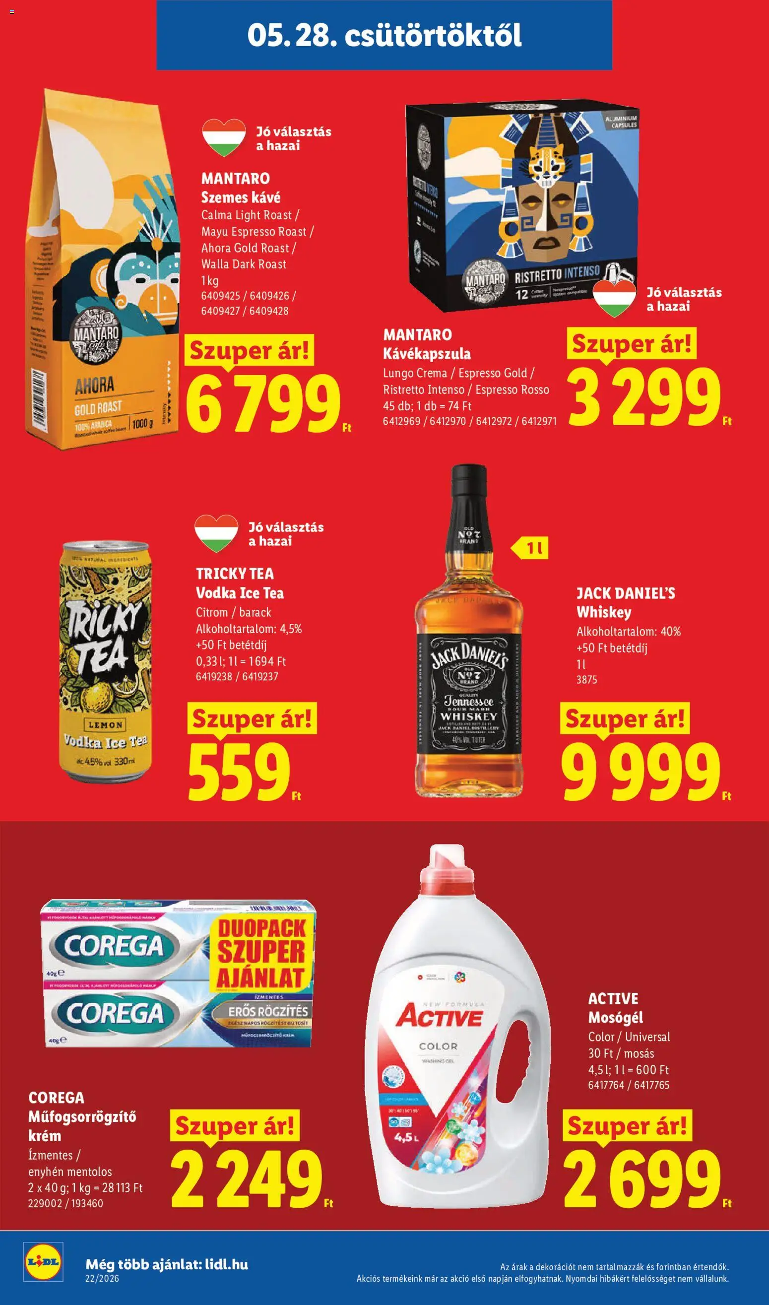 Lidl akciós ujság - amely érvényes a következő dátumtól: 28.05.2026 | Oldal: 18