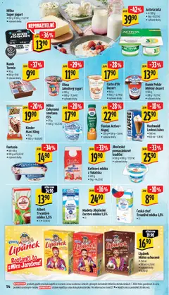 Náhled letáku Milko Zakysaná smetana 15%, 175 g • 100 g = 10,23 Kč od 15.07.2026 | Strana: 24