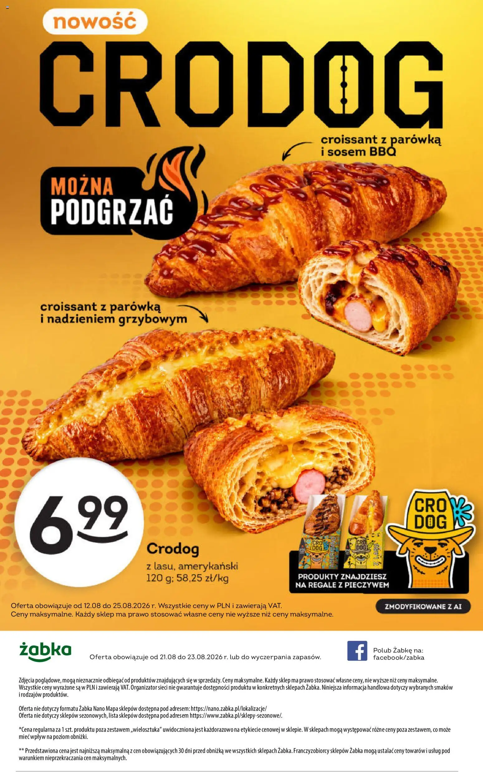 Żabka gazetka - Weekendowe promocje od 21.08.2026 | Strona: 8 | Produkty: Croissant