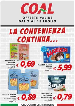 Anteprima del volantino Coal volantino La Convenienza Continua valido a partire dal 02/07/2026