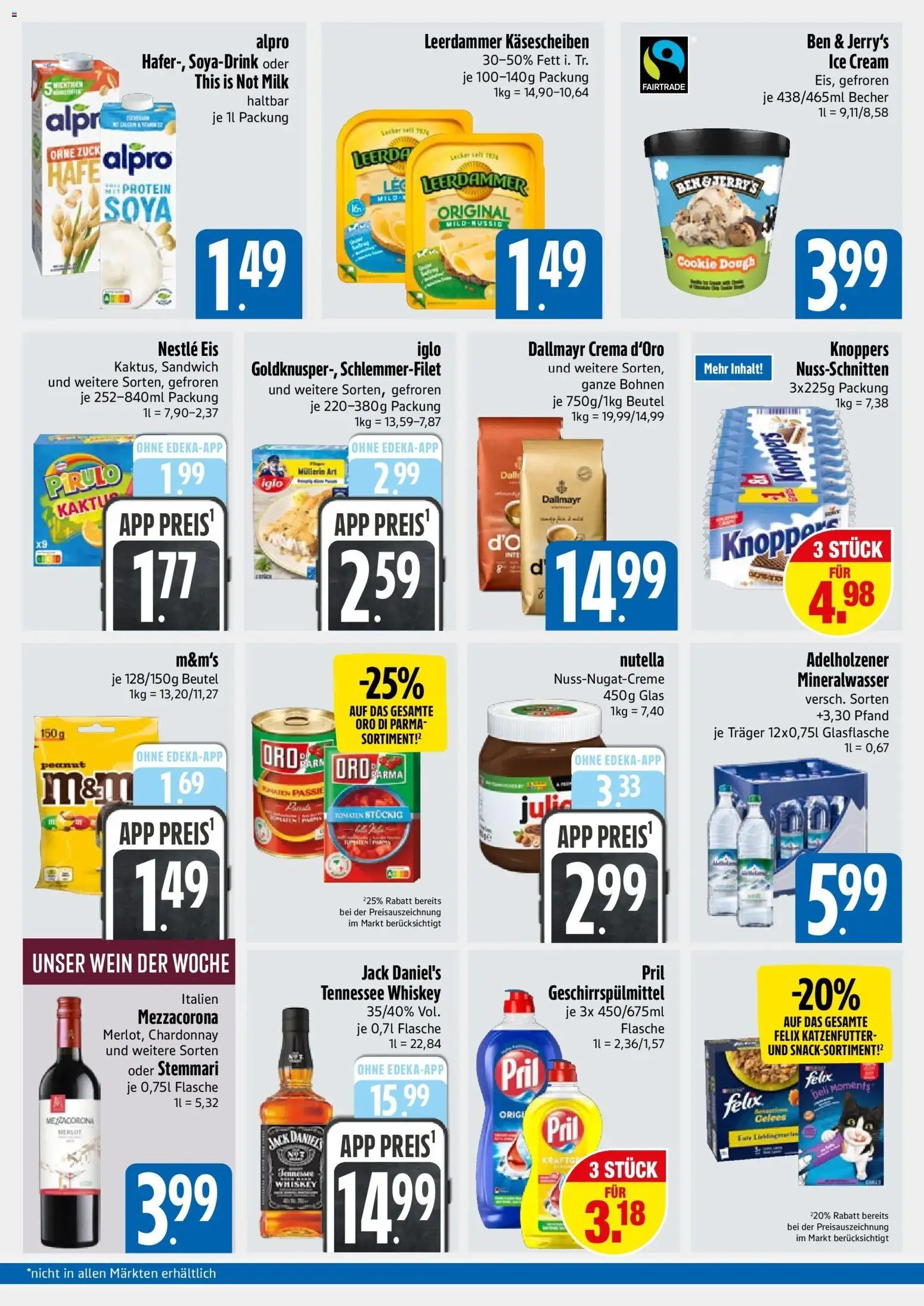 E xpress Prospekt Ingolstadt – gültig ab 08.06.2026 | Seite: 2 | Produkte: Iglo, M&M's, Oro di parma, Nutella