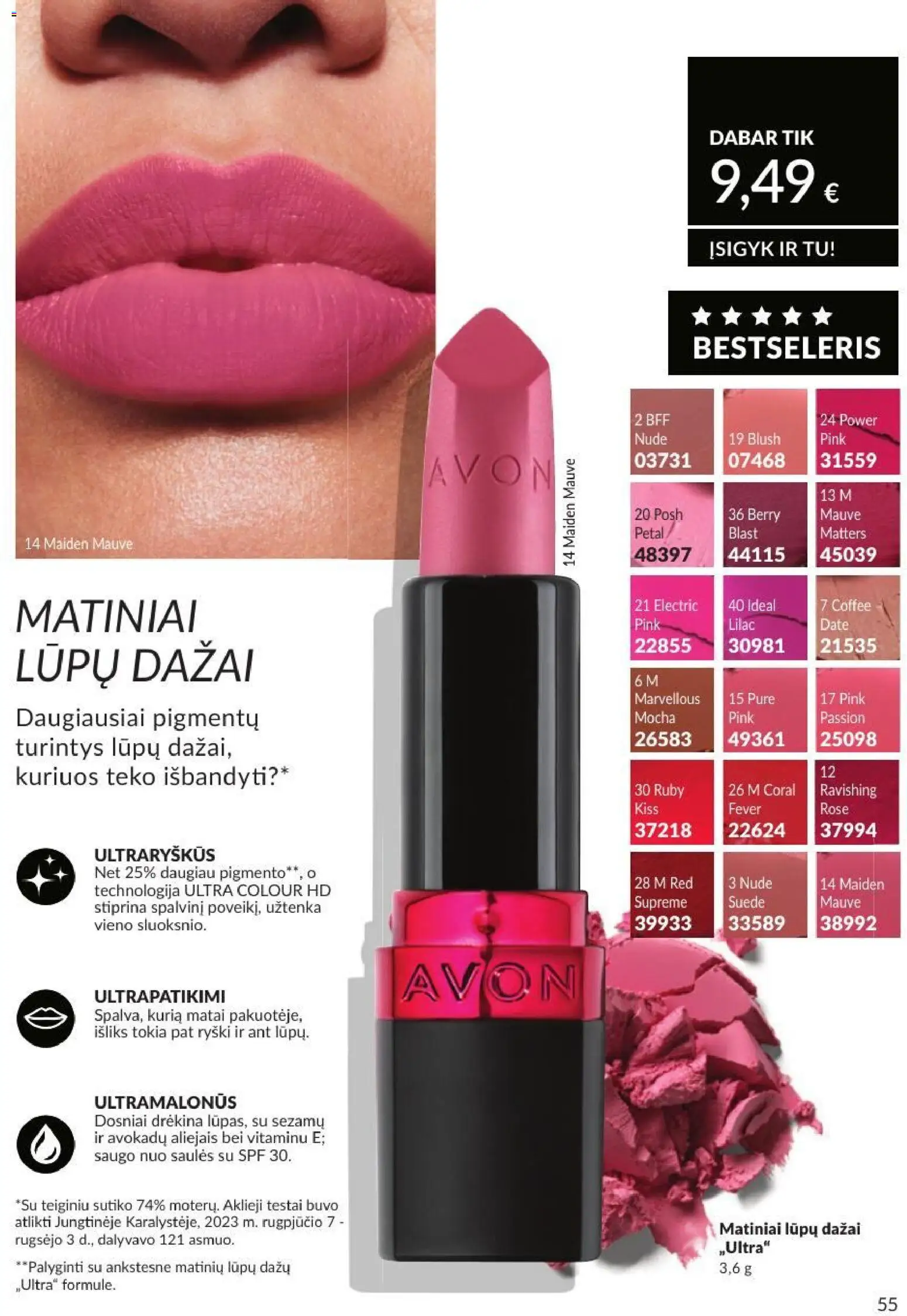 AVON akcijos nuo 2026.08.01 | Puslapis: 55
