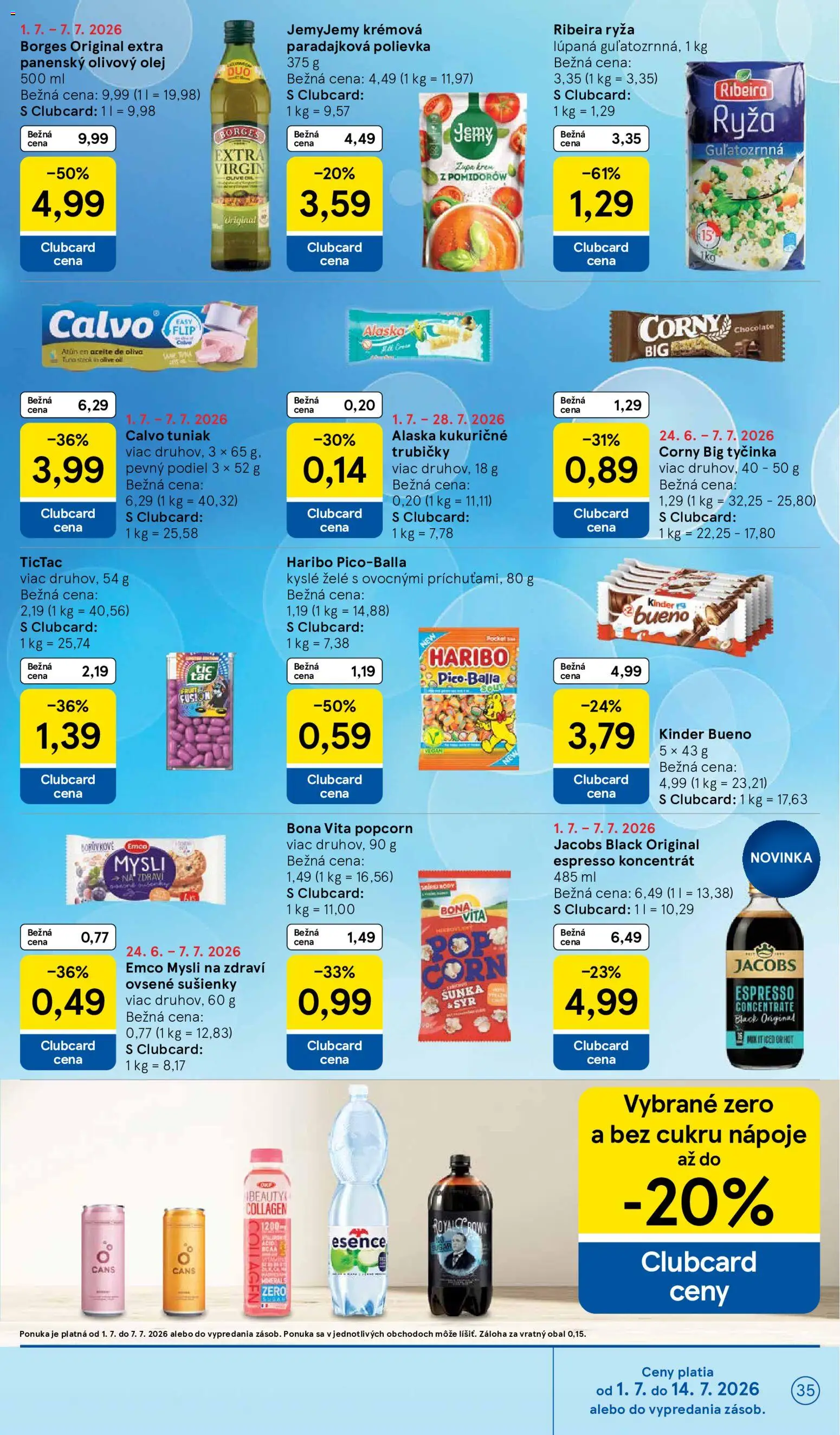 Nové Tesco akcie – leták je platný od 01.07.2026 | Strana: 35