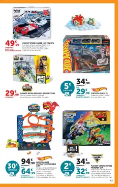 Hyper U - Prévisualisation de Hyper U - Prix bas de Noël valide à partir de 20/10/2026 | Page: 43 | Produits: Câble, USB, Hot Wheels, Garage