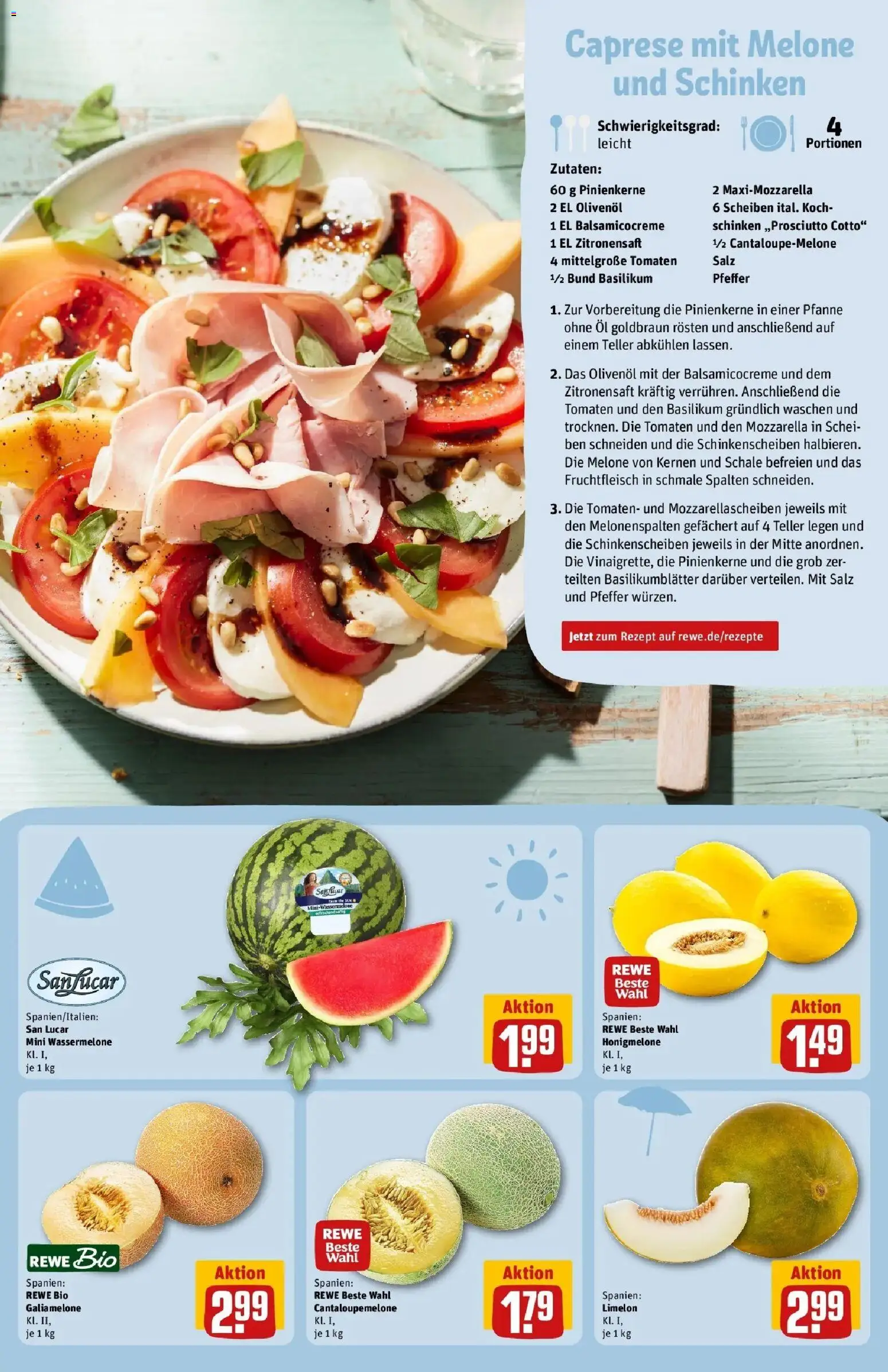 Rewe Prospekt Heidelberg/Handschuhsheim – gültig ab 27.07.2026 | Seite: 9 | Produkte: Tomaten, Salz, Wassermelone, Schinken