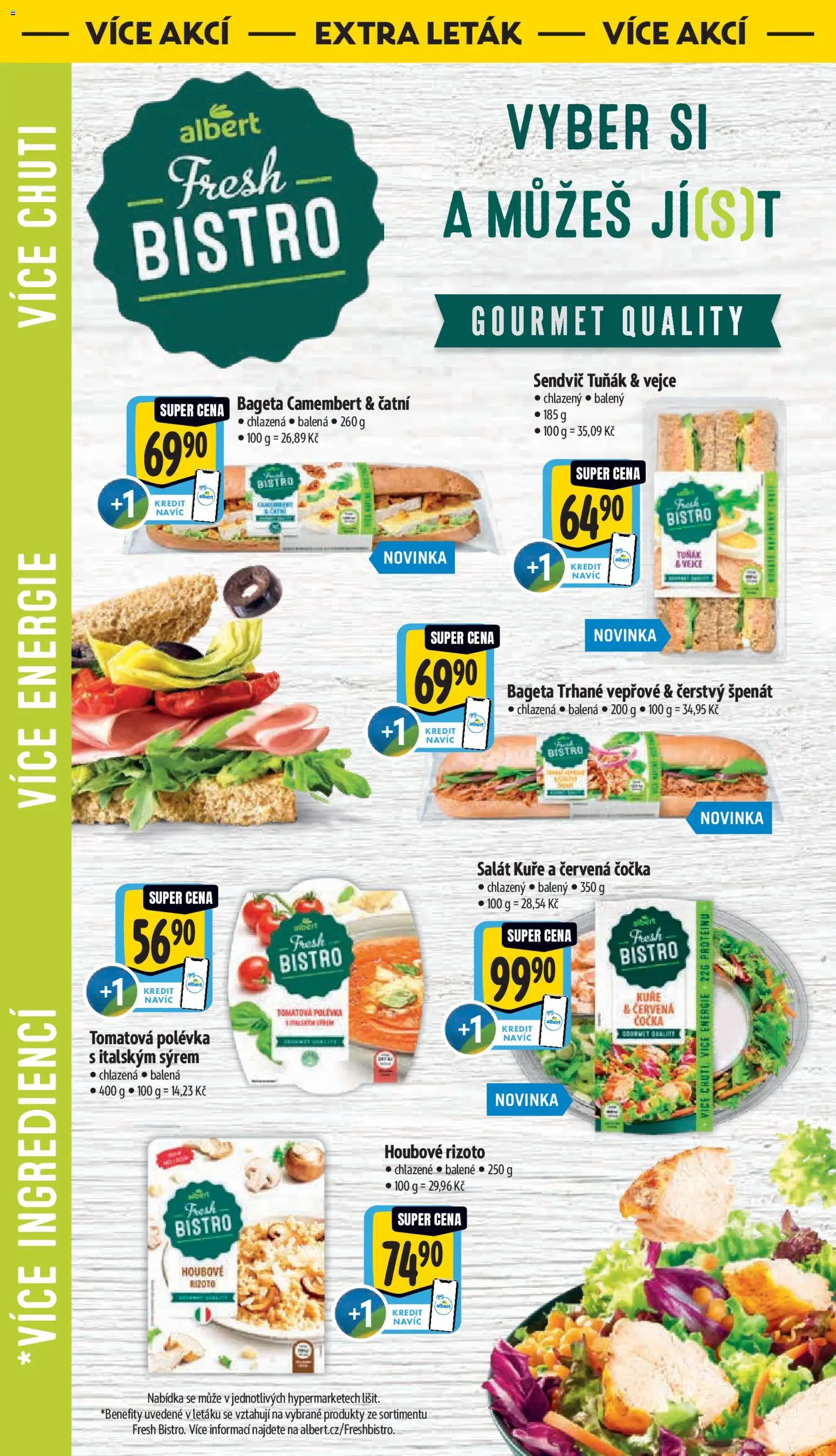 Albert leták - Hypermarket od 10.06.2026 | Strana: 44 | Produkty: Tuňák, Vejce, Kuře, Camembert