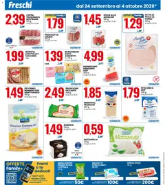 Anteprima del volantino ANELLI GUSTO PANNA ACIDA E CIPOLLA, ANELLI GUSTO PANNA ACIDA E CIPOLLA 120 g valido a partire dal 24/09/2026 | Pagina: 4 | Prodotti: Petto di Pollo, Panna acida, Wurstel, Burrata