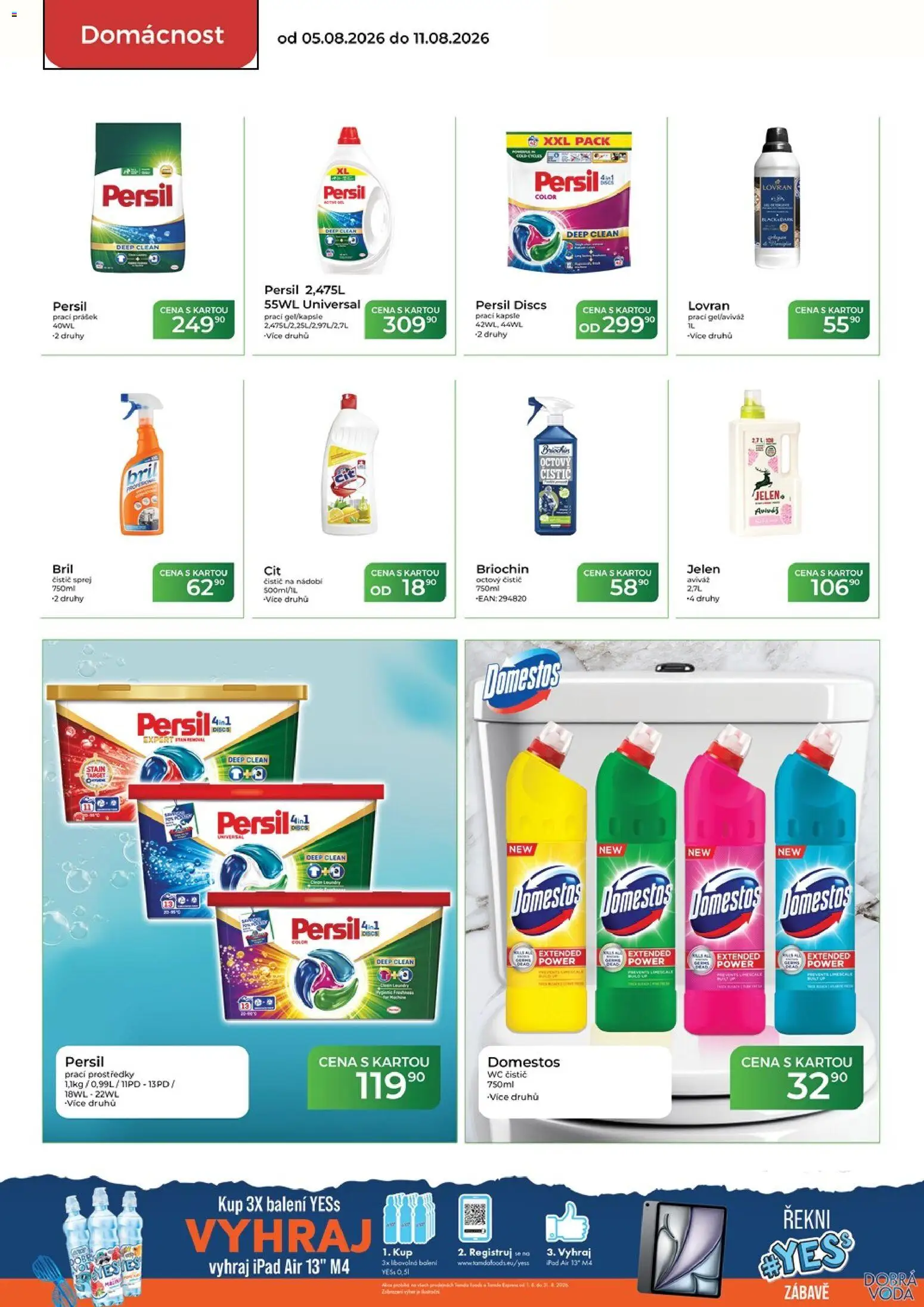 Tamda Foods leták od 05.08.2026 | Strana: 52 | Produkty: Kapsle, Jelen, Wc, Wc čistič