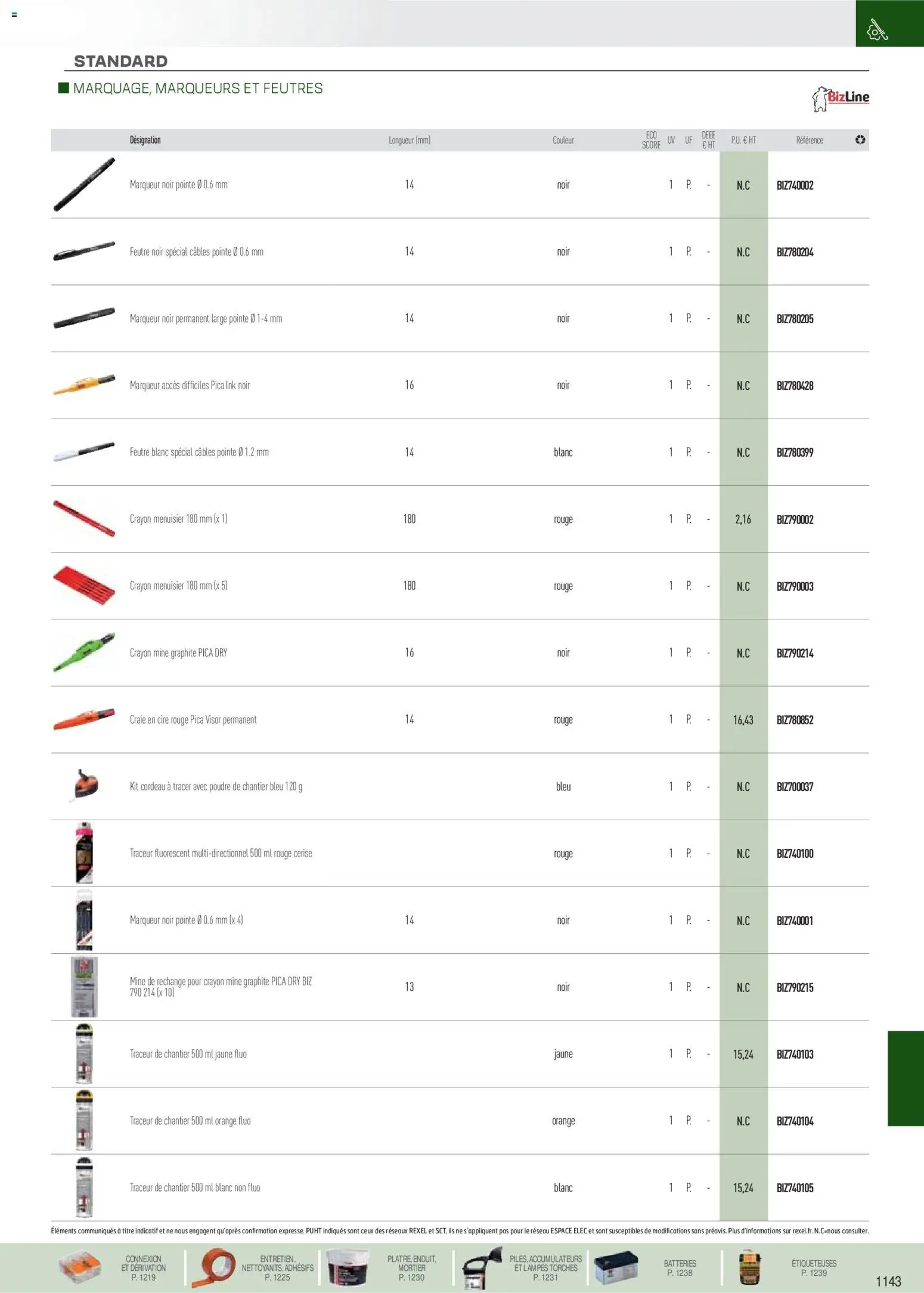 {H1} | Page: 34 | Produits: Cire, Orange, Mortier, Crayon