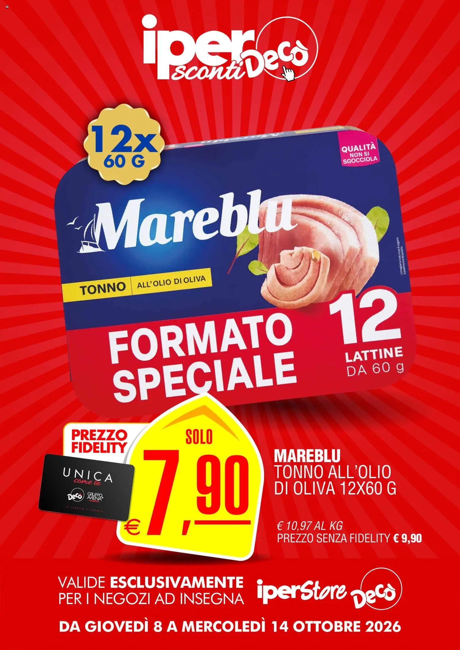 Volantino Decò del 08/10/2026 | Pagina: 4 | Prodotti: Tè, Tonno